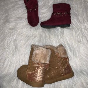 Two boots size 7t. Great Condition.